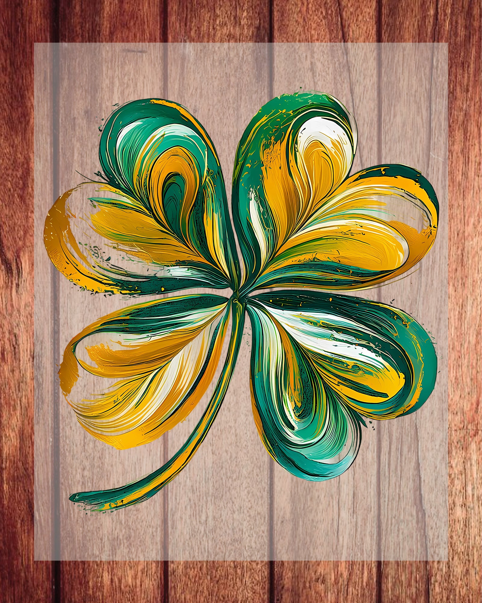 St. Patrick's Day Shamrock DTF Transfer Ready to Press