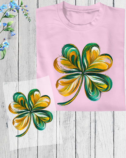 St. Patrick's Day Shamrock DTF Transfer Ready to Press
