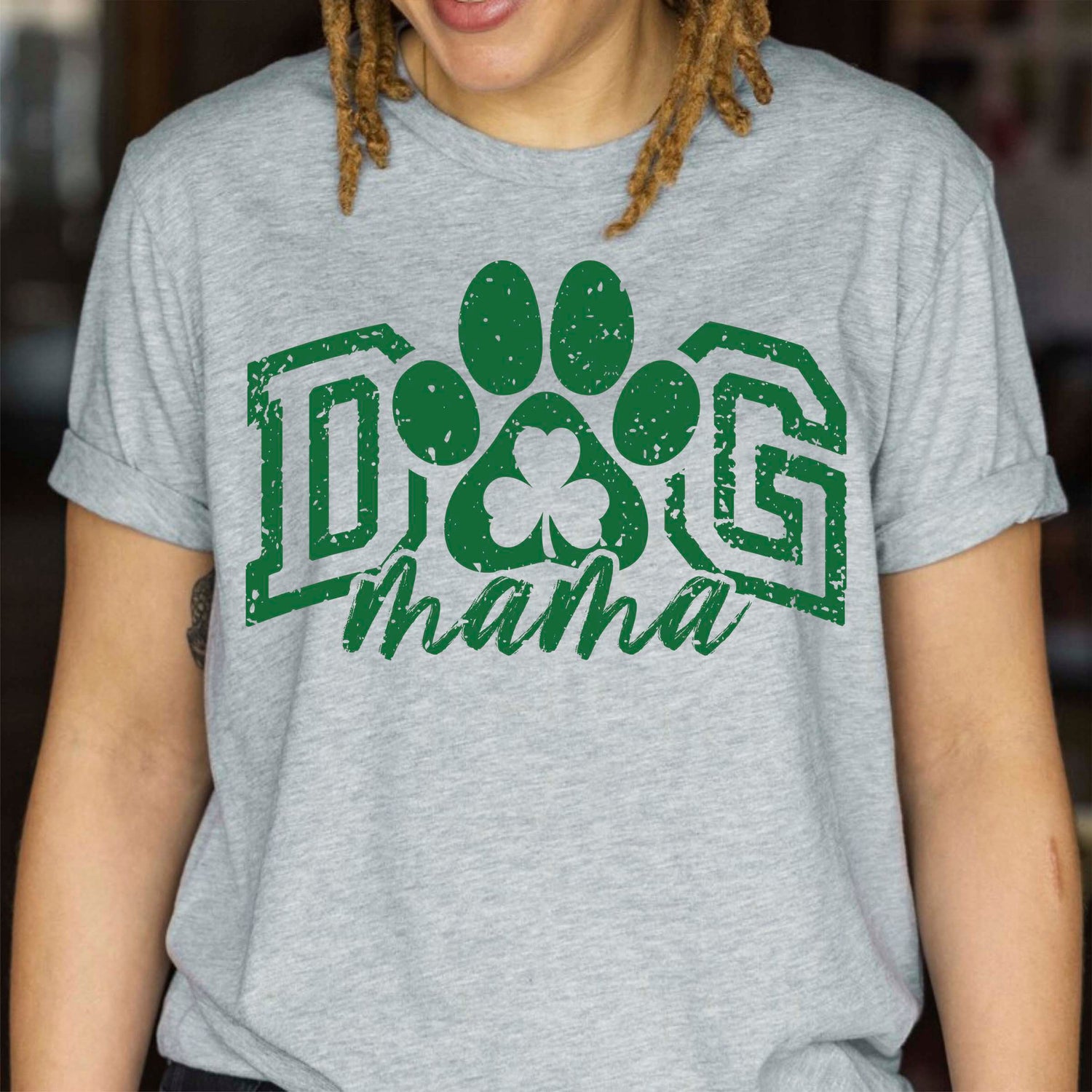 St Patrick's Day Shirts Dog Mama Sweatshirt
