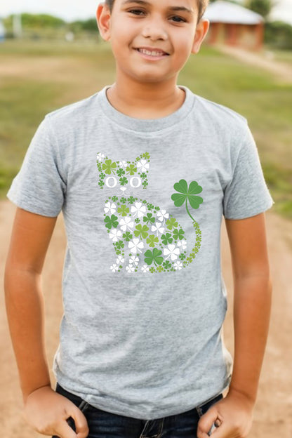 St Patrick's Day Sweatshirt Irish Cat Shamrock Shirts