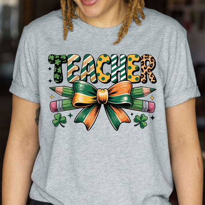 St Patrick's Day Sweatshirt Irish Teacher Shirts