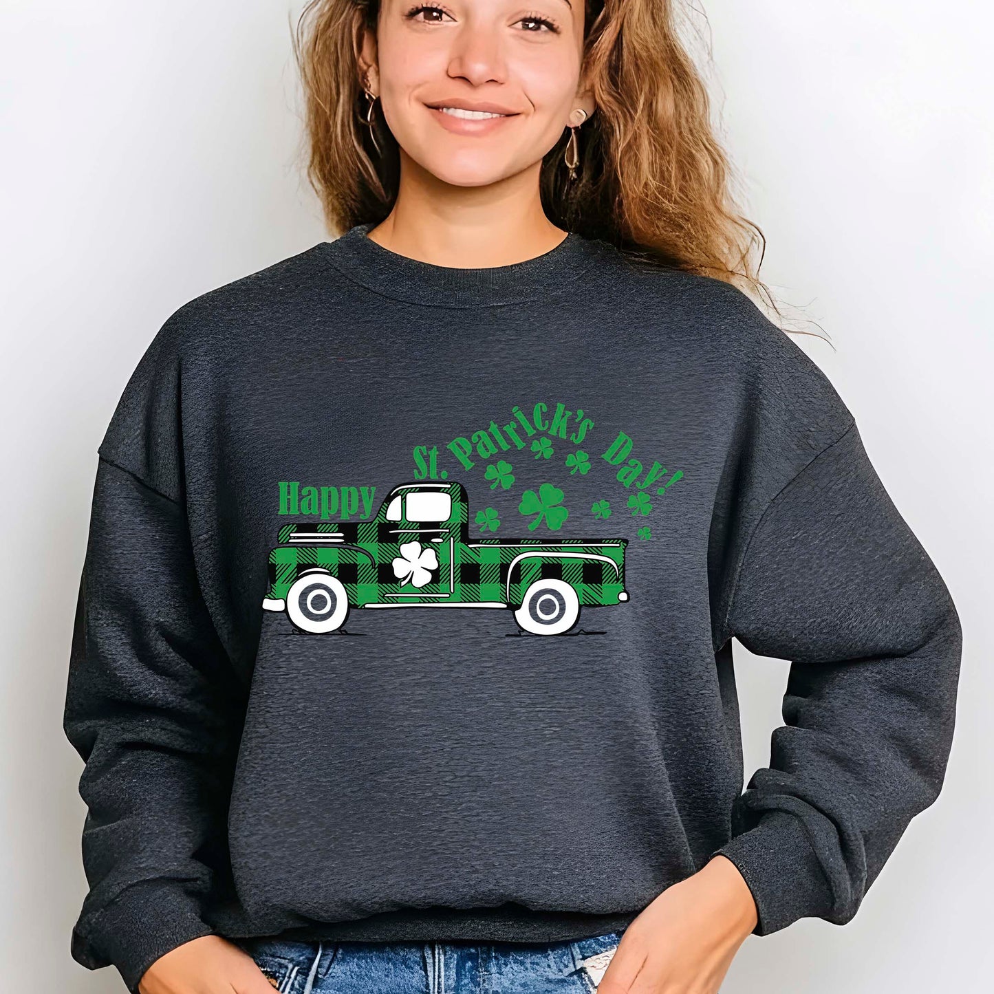 St Patricks Day Truck DTF Transfer