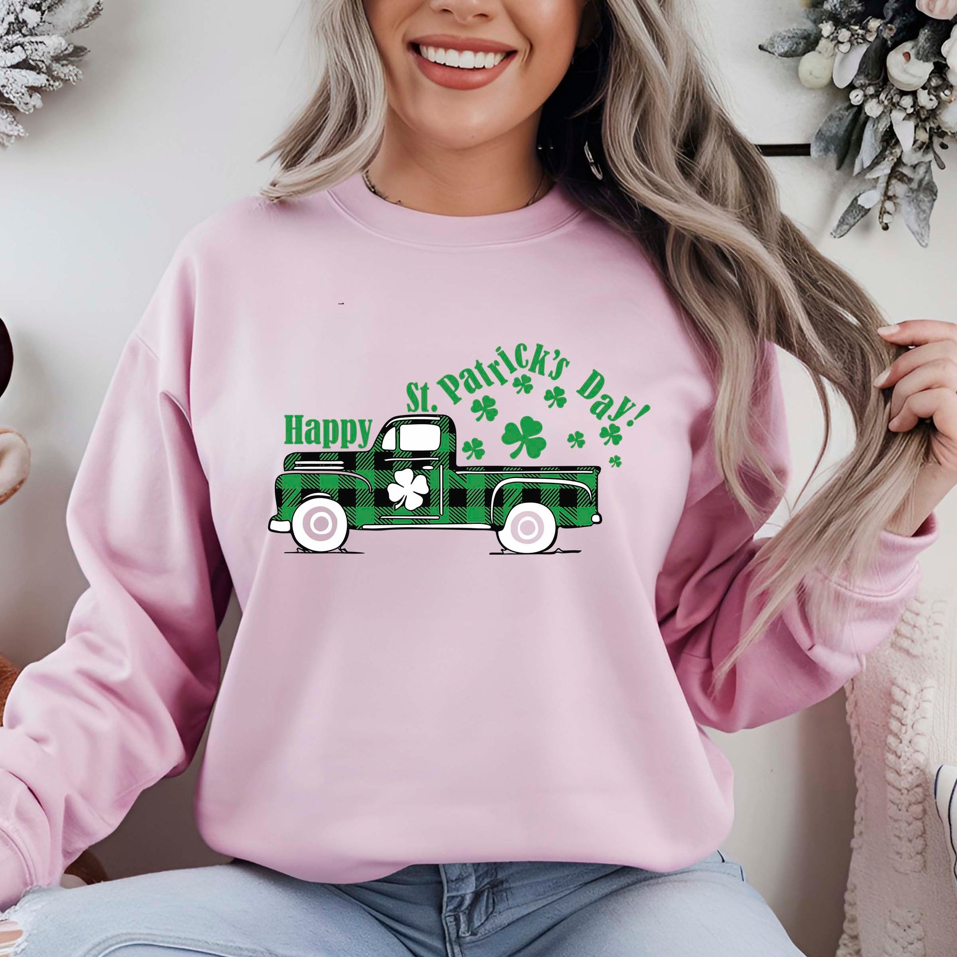 St Patricks Day Truck DTF Transfer