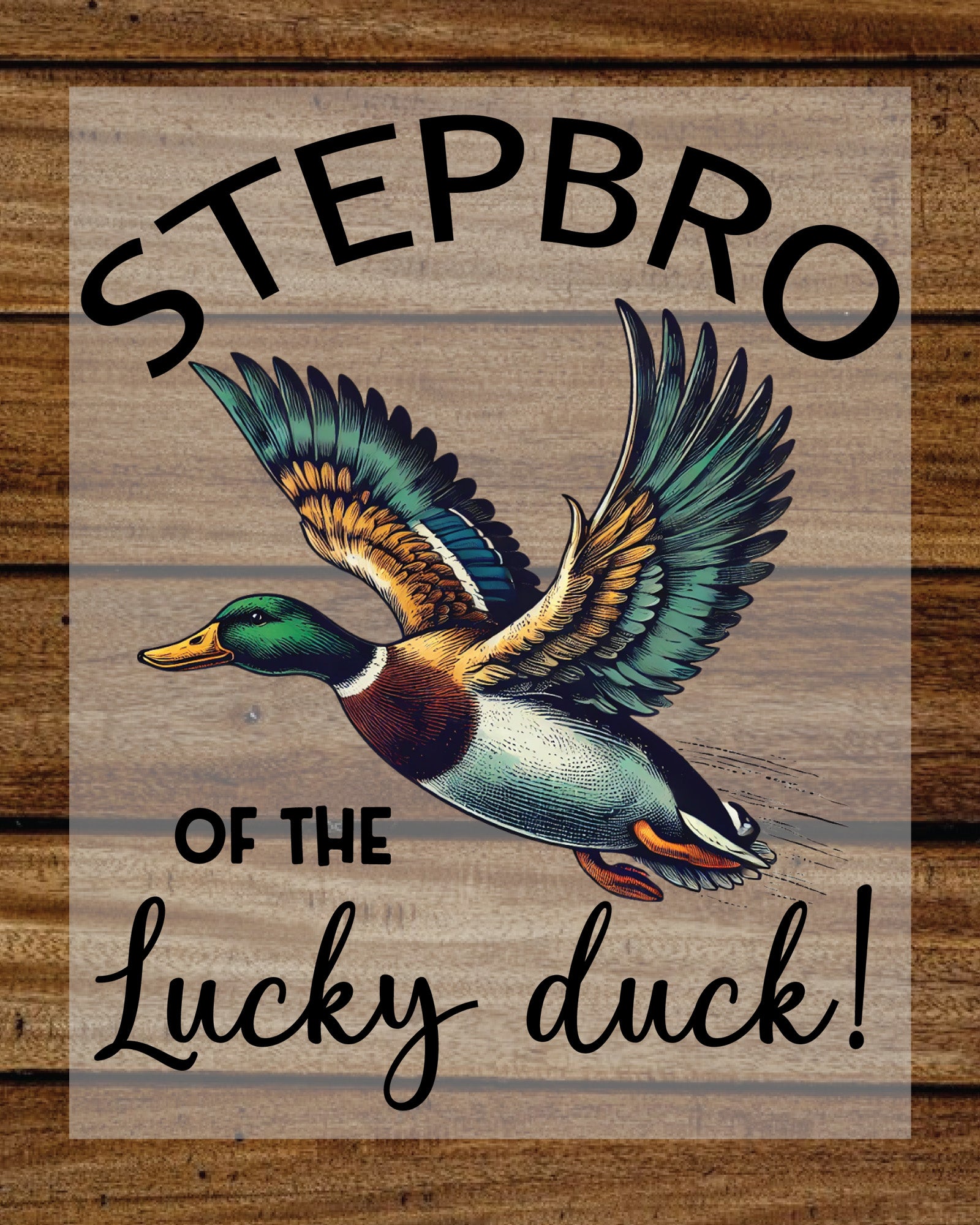 Stepbro of the Lucky Duck DTF Transfer