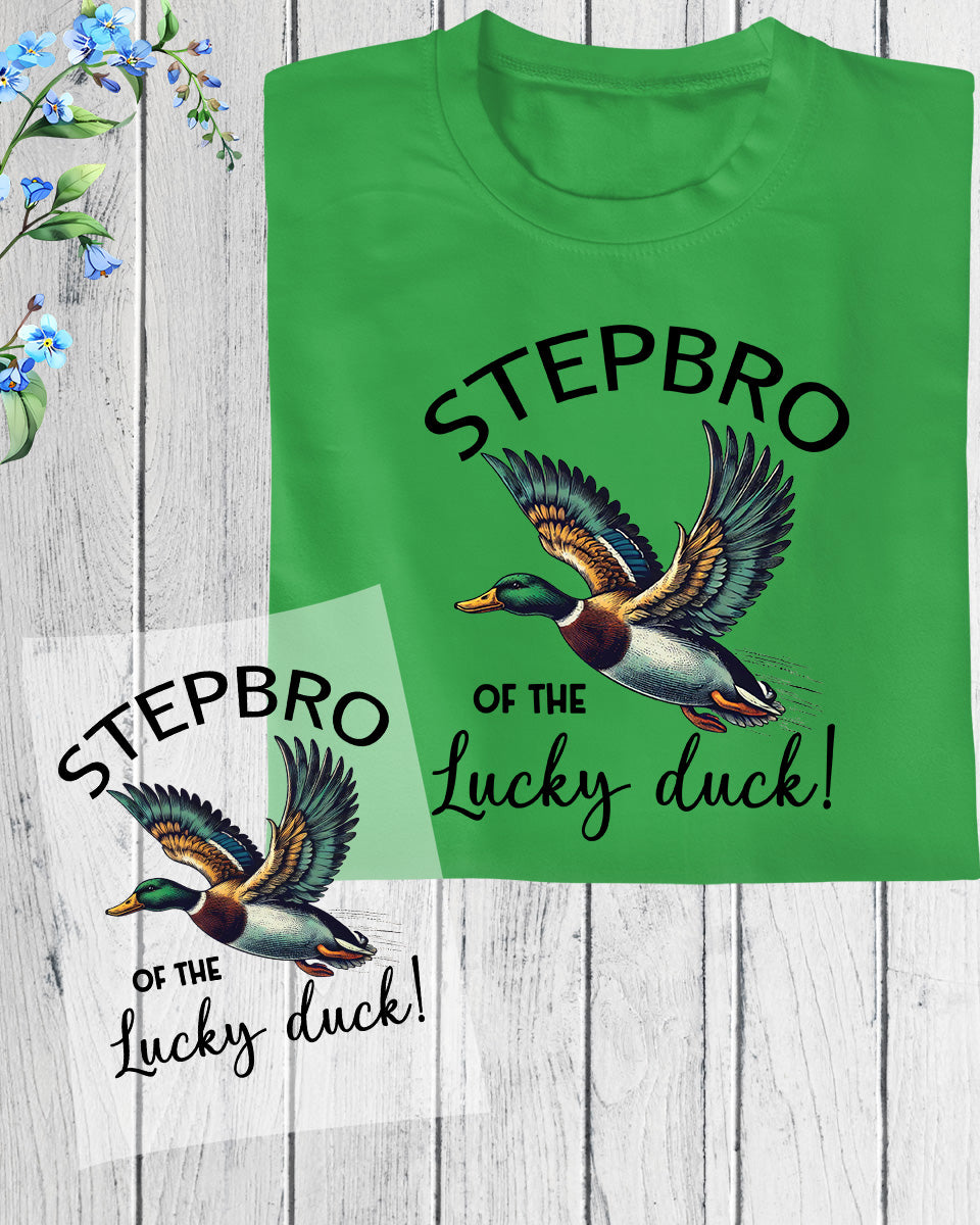 Stepbro of the Lucky Duck DTF Transfer