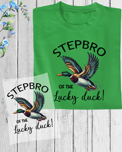 Stepbro of the Lucky Duck DTF Transfer