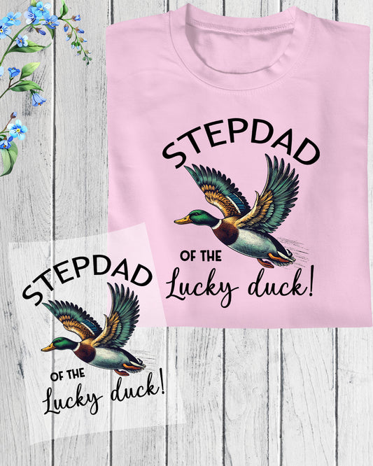 Stepdad of the Lucky Duck DTF Transfer