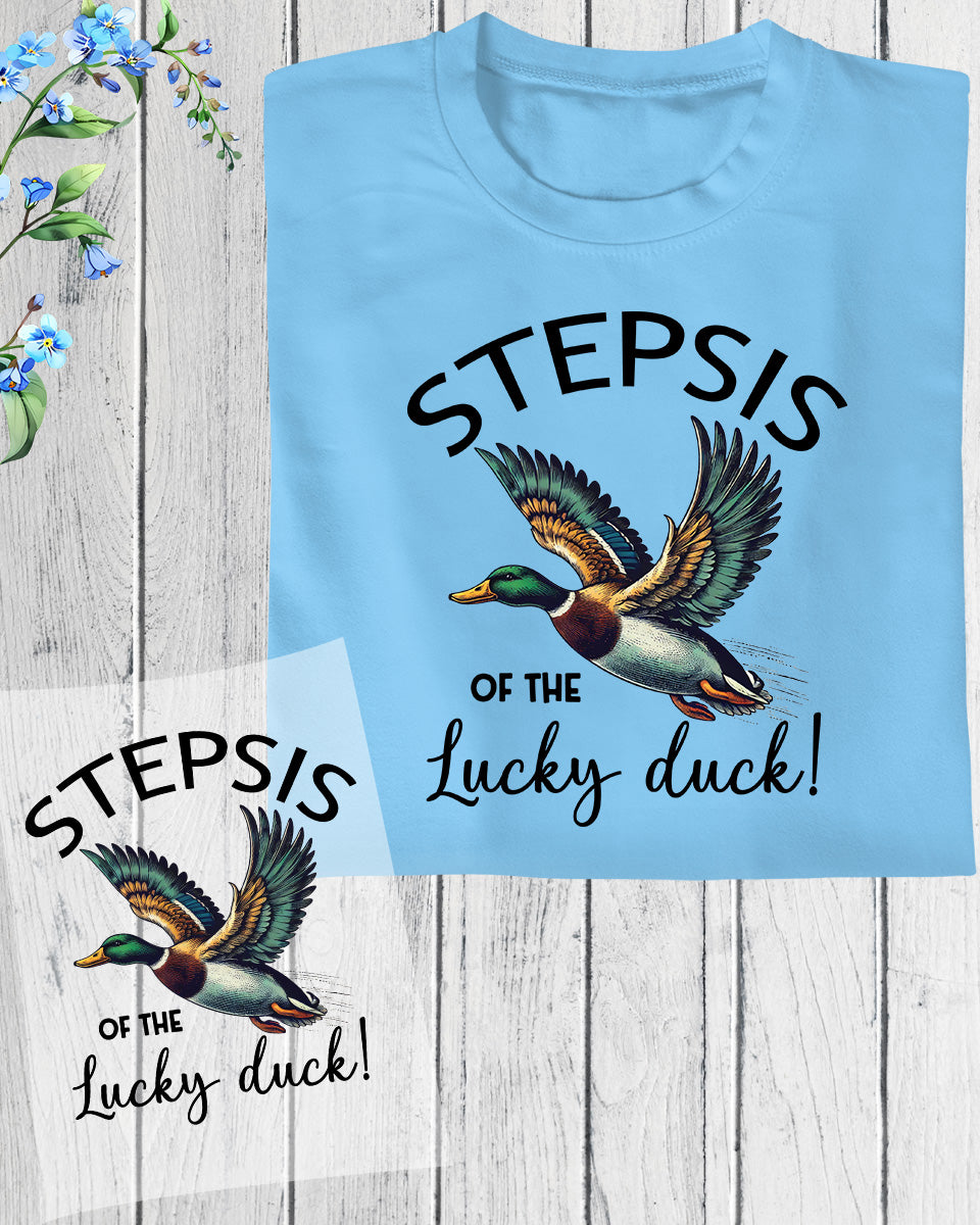 Stepsis of the Lucky Duck DTF Transfer