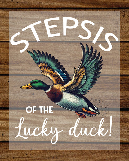 Stepsis of the Lucky Duck Shirt DTF Transfer