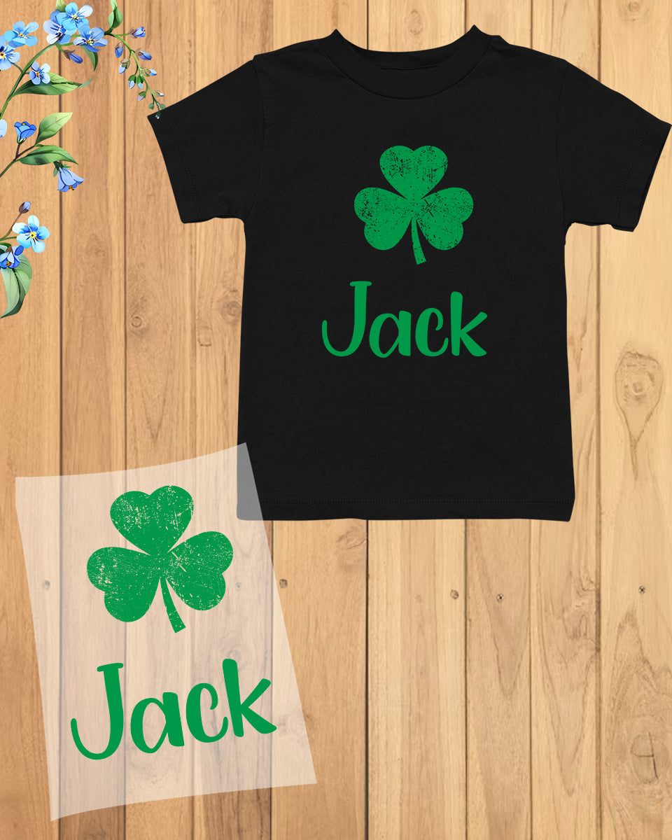 Boys St Patrick's Day Personalized DTF Transfer Film