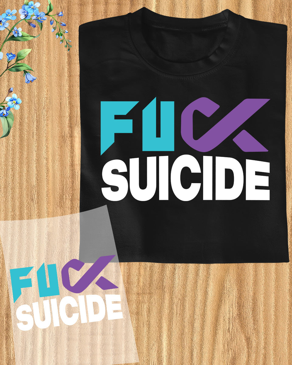 Suicide Awareness Heat Transfer for Shirt