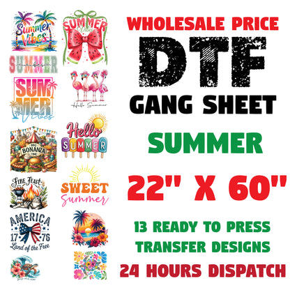 Summer Premade Gang Sheet