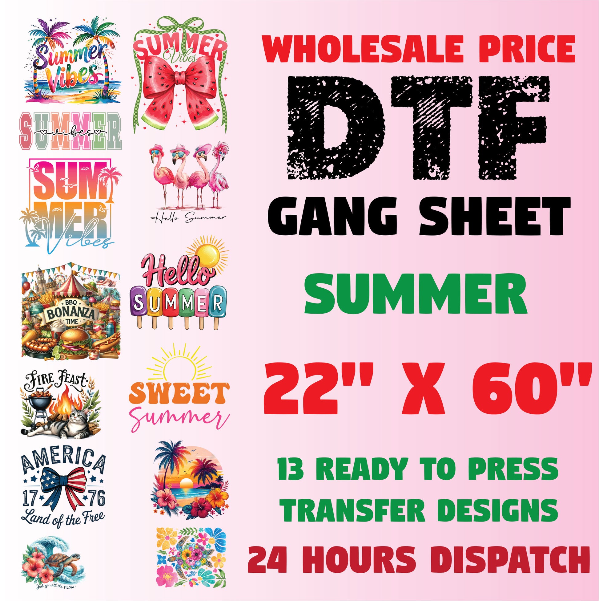 Summer Premade Gang Sheet