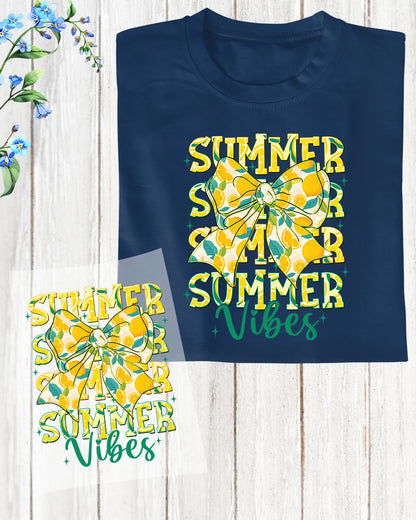 Summer Vibes Clemon DTF Transfer Ready to Press