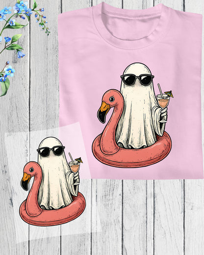 Summerween Boo Ghost Halloween Spooky DTF Transfer