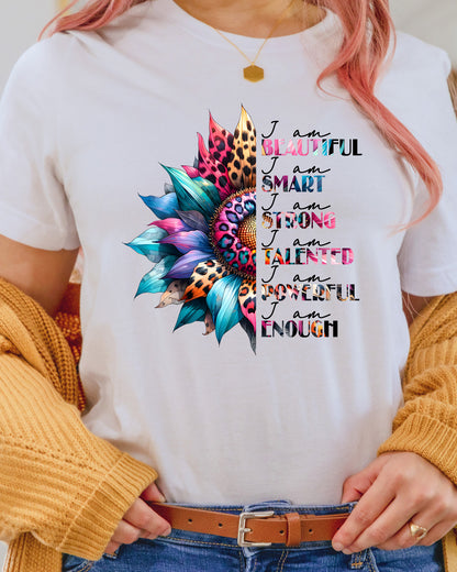 Sunflower Positive Quote Heat Transfer