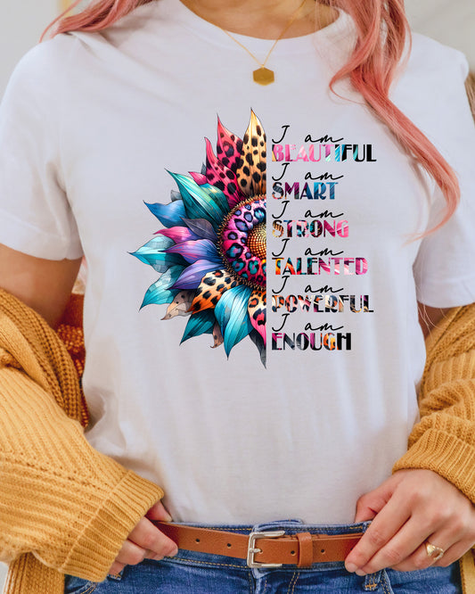 Sunflower Positive Quote Heat Transfer