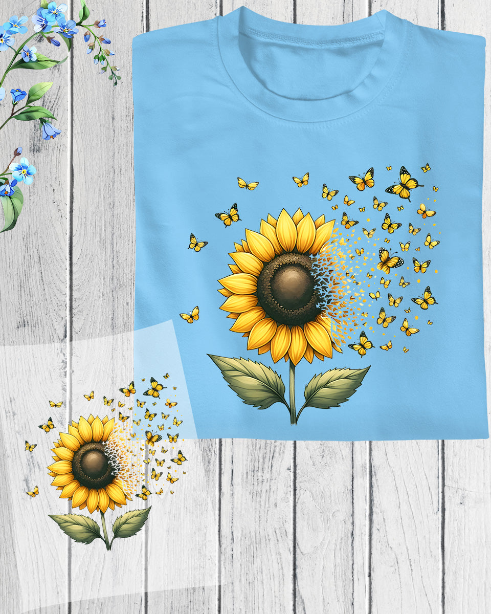 Sunflower Sunshine DTF Transfer Sheets