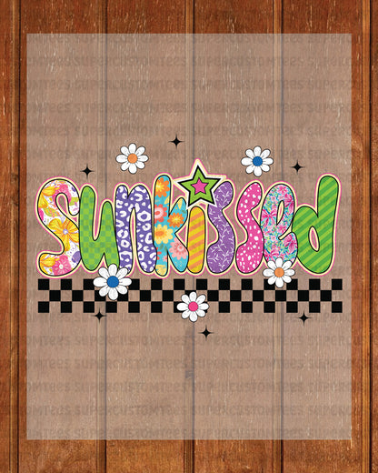 Sunkissed DTF Transfer Ready to Press