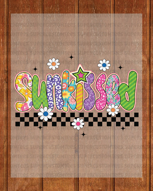 Sunkissed DTF Transfer Ready to Press