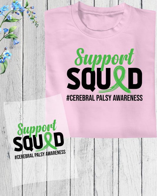 Support Squad Cerebral Palsy DTF Transfer Film