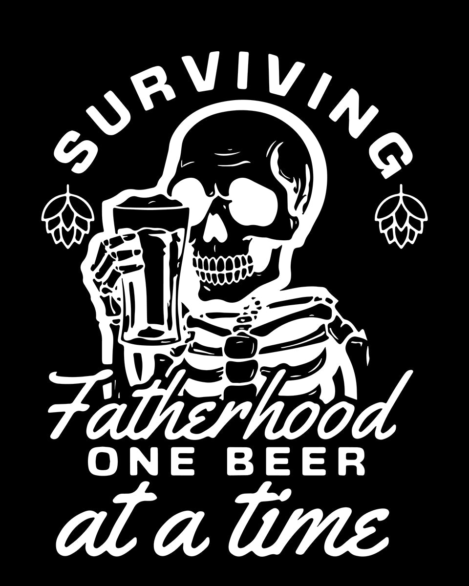 Surviving Fatherhood One Beer at a Time DTF Transfer