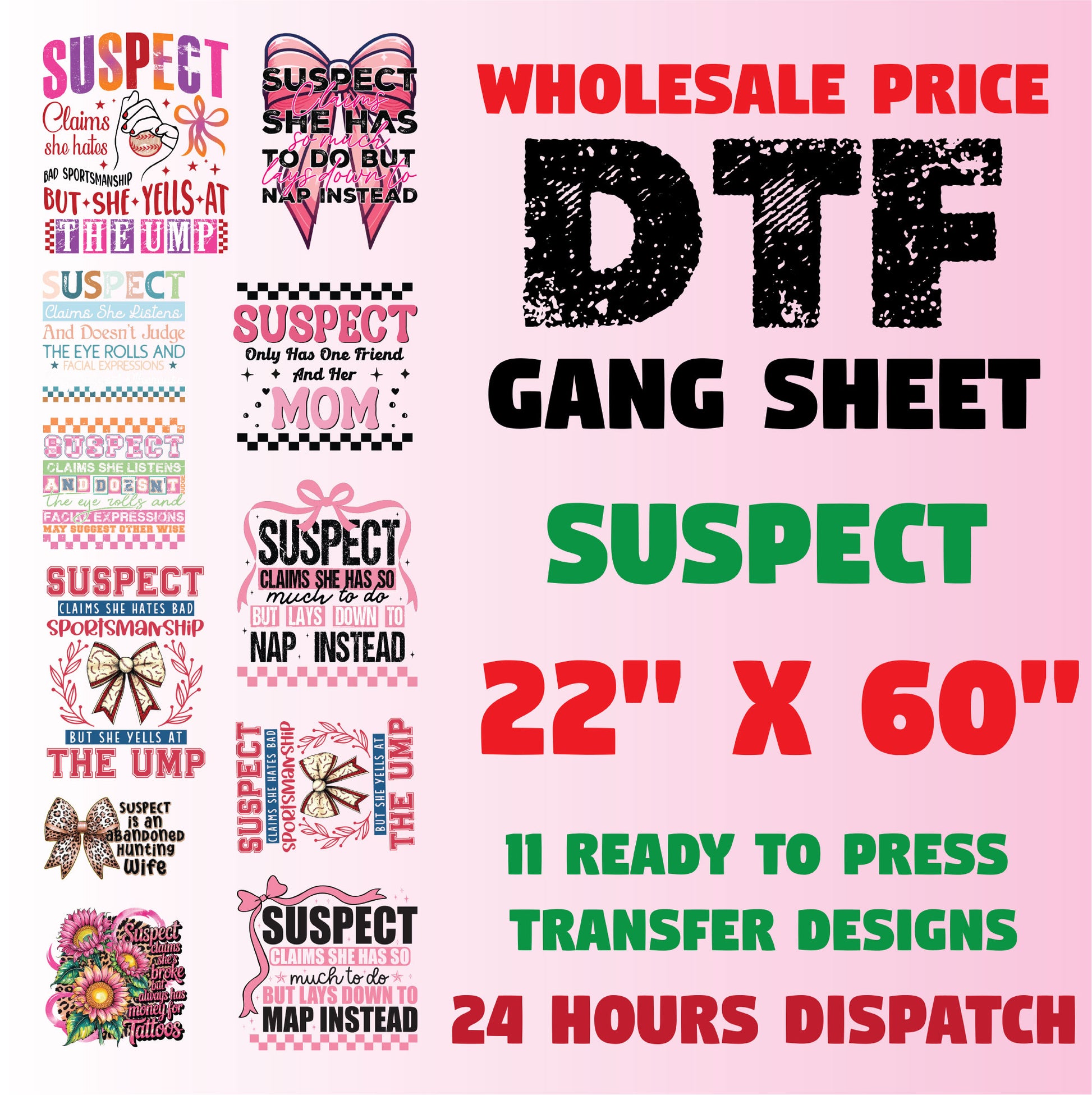 Suspect Premade Gang Sheet
