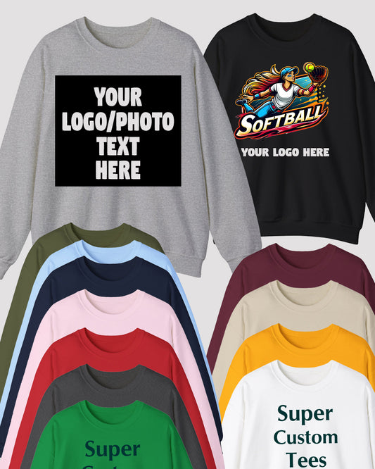 Custom Sweatshirt - Front Print Only