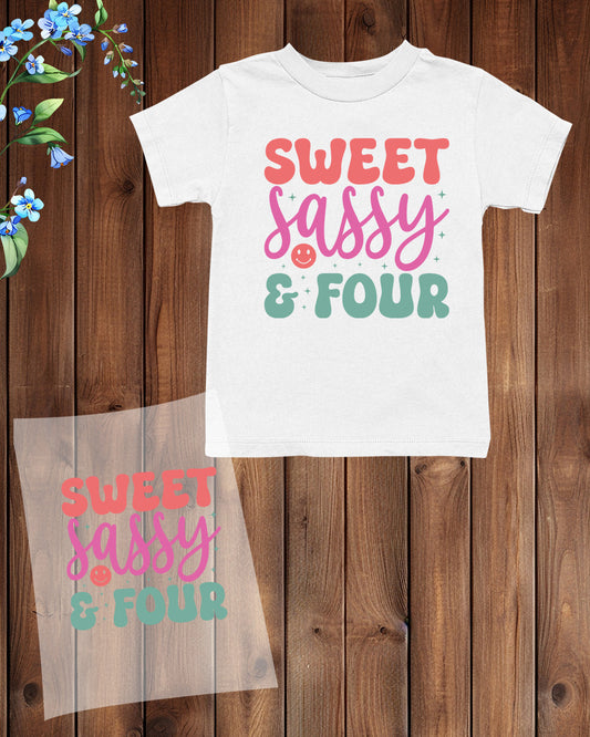 Four ever Sweet Birthday DTF Transfer Film