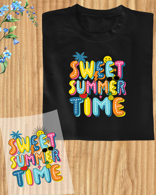 Sweet Summer Time DTF Transfer Film