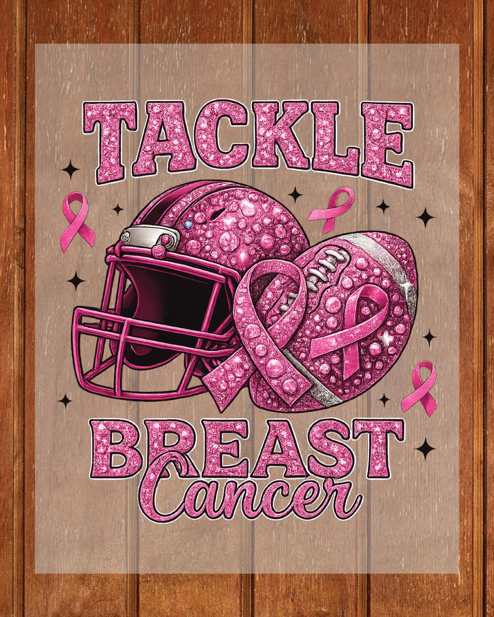 Tackle Breast Cancer DTF Transfer