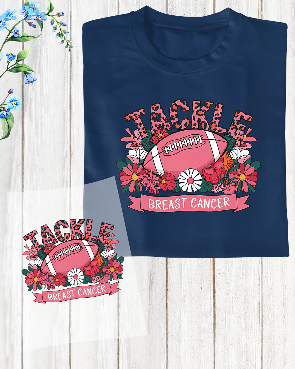Tackle Breast Cancer DTF Transfer