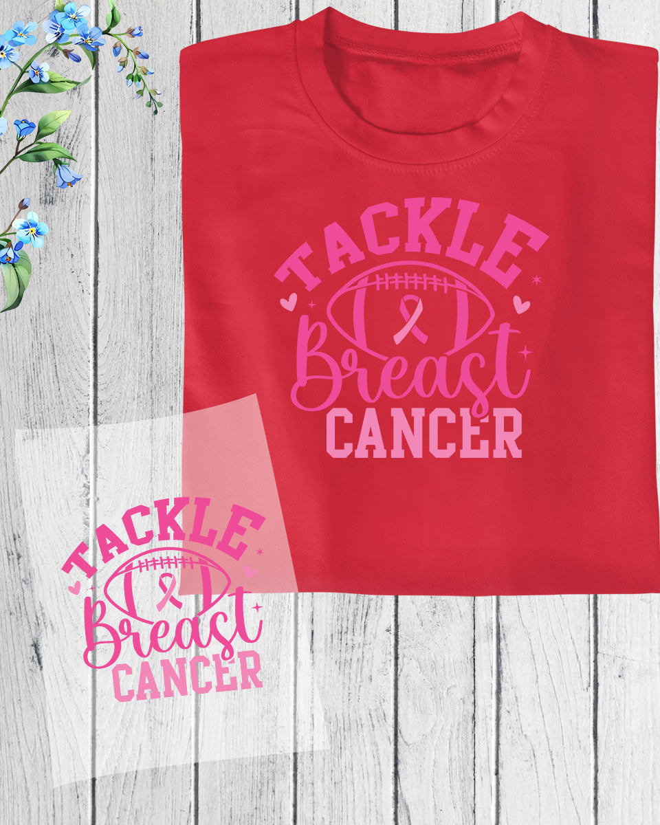 Tackle Breast Cancer DTF Transfer Film