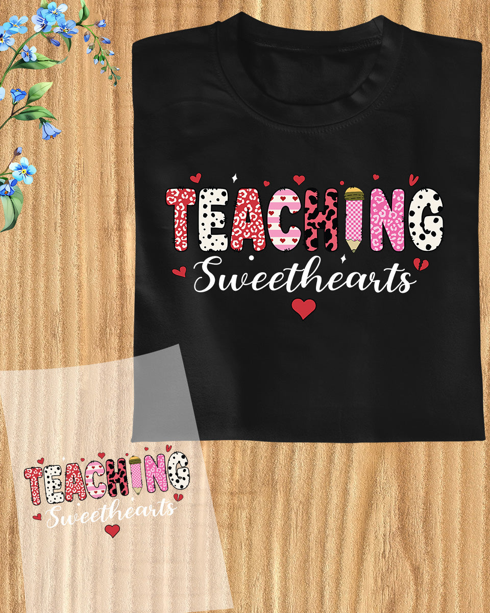 Teaching Sweethearts Teacher DTF Transfer Film