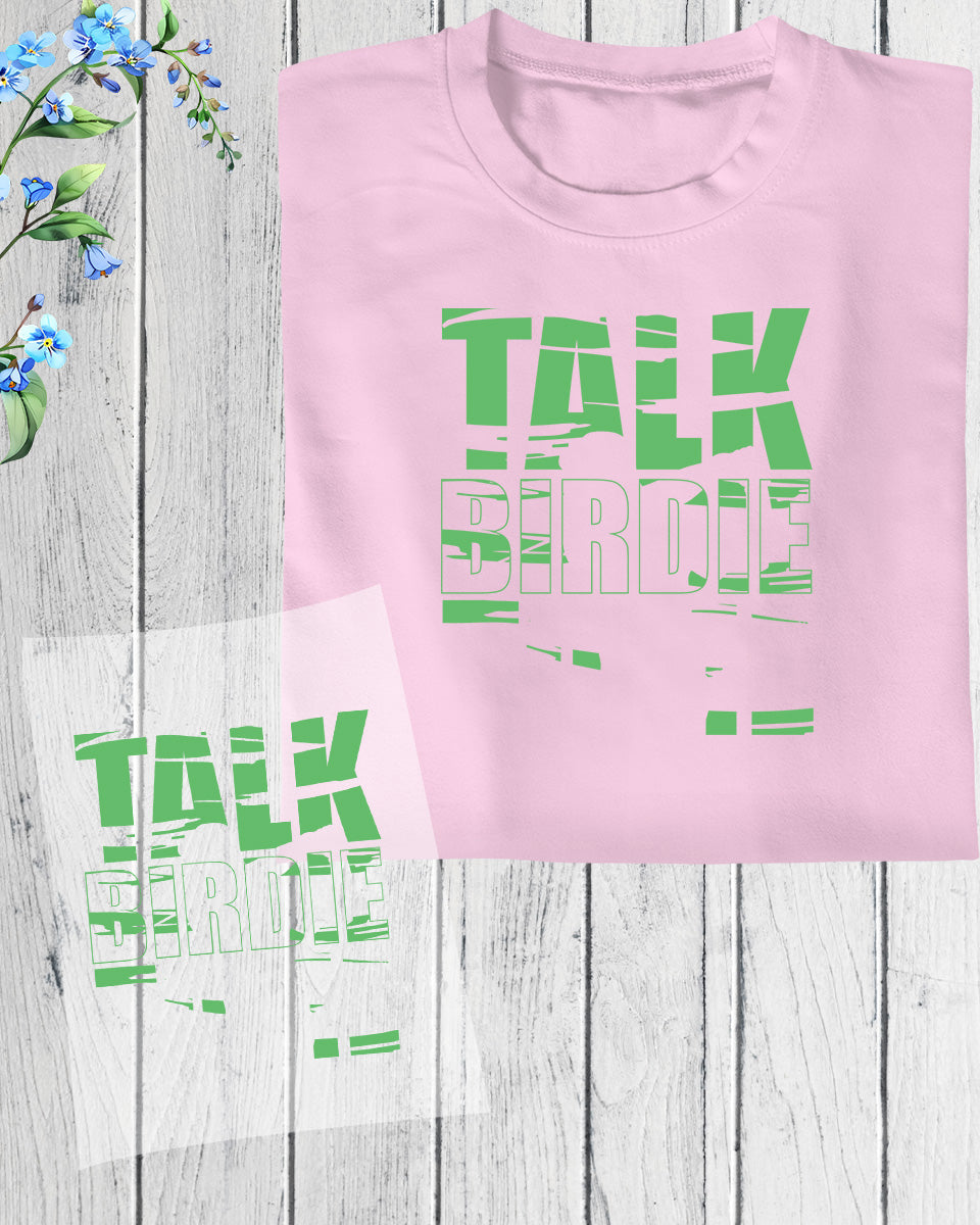 Talk Bardie Golf DTF Transfer Film