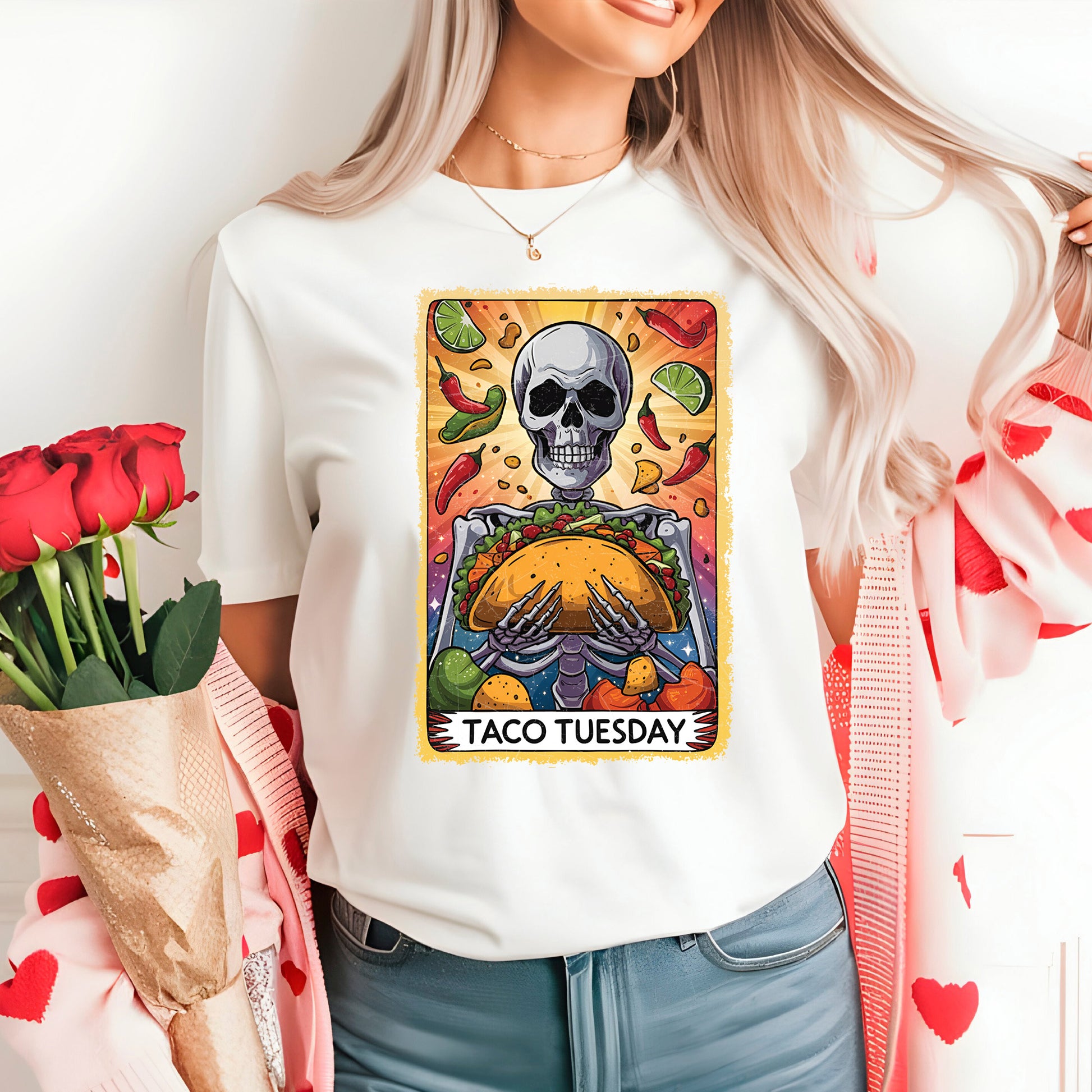 Tarot Card Cinco De Mayo Heat Transfer for Shirts