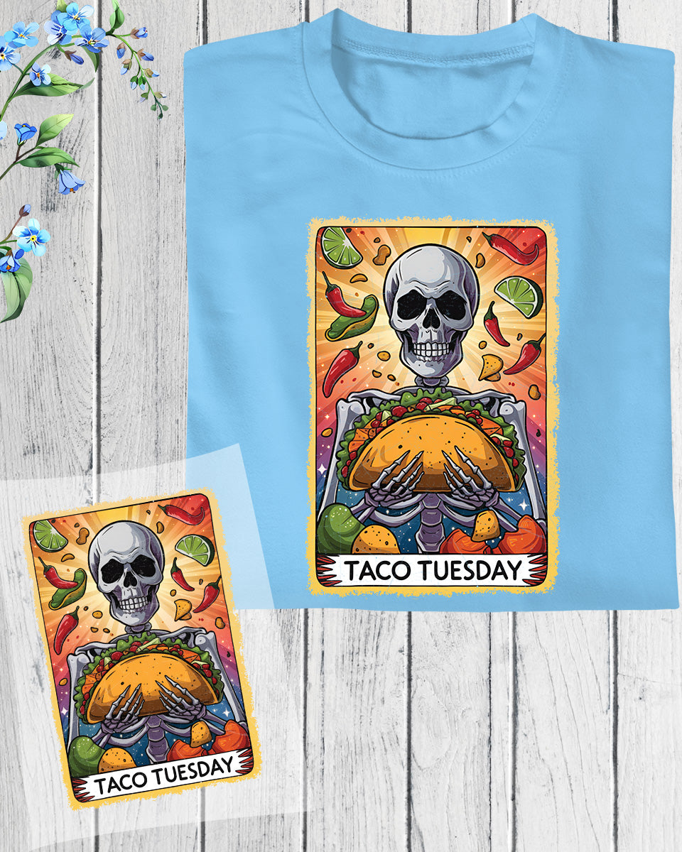 Tarot Card Cinco De Mayo Heat Transfer for Shirts
