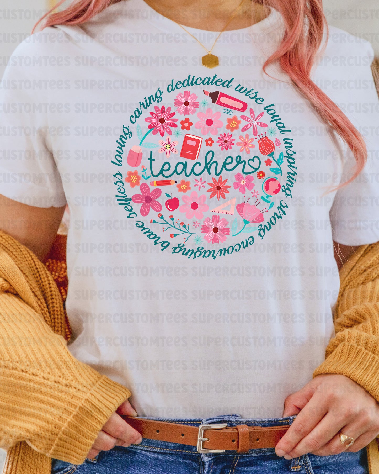 Teacher Appreciation DTF Transfer Ready to Press