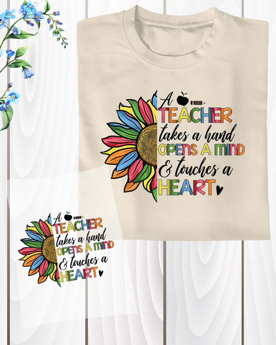 Teacher Appreciation Sunflower DTF Transfer