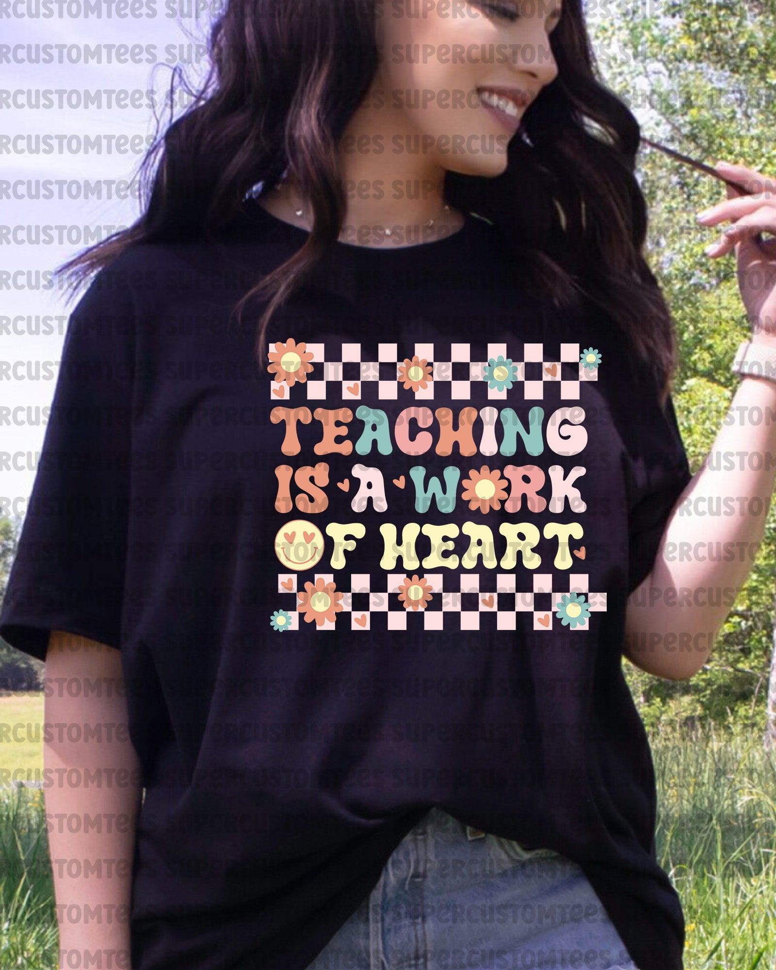 Teacher Appreciation Teaching is a Work of Heart DTF Transfer