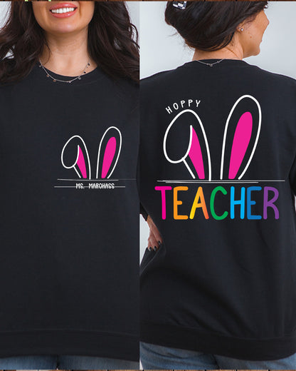 Teacher Custom Easter DTF Sheet Front Back