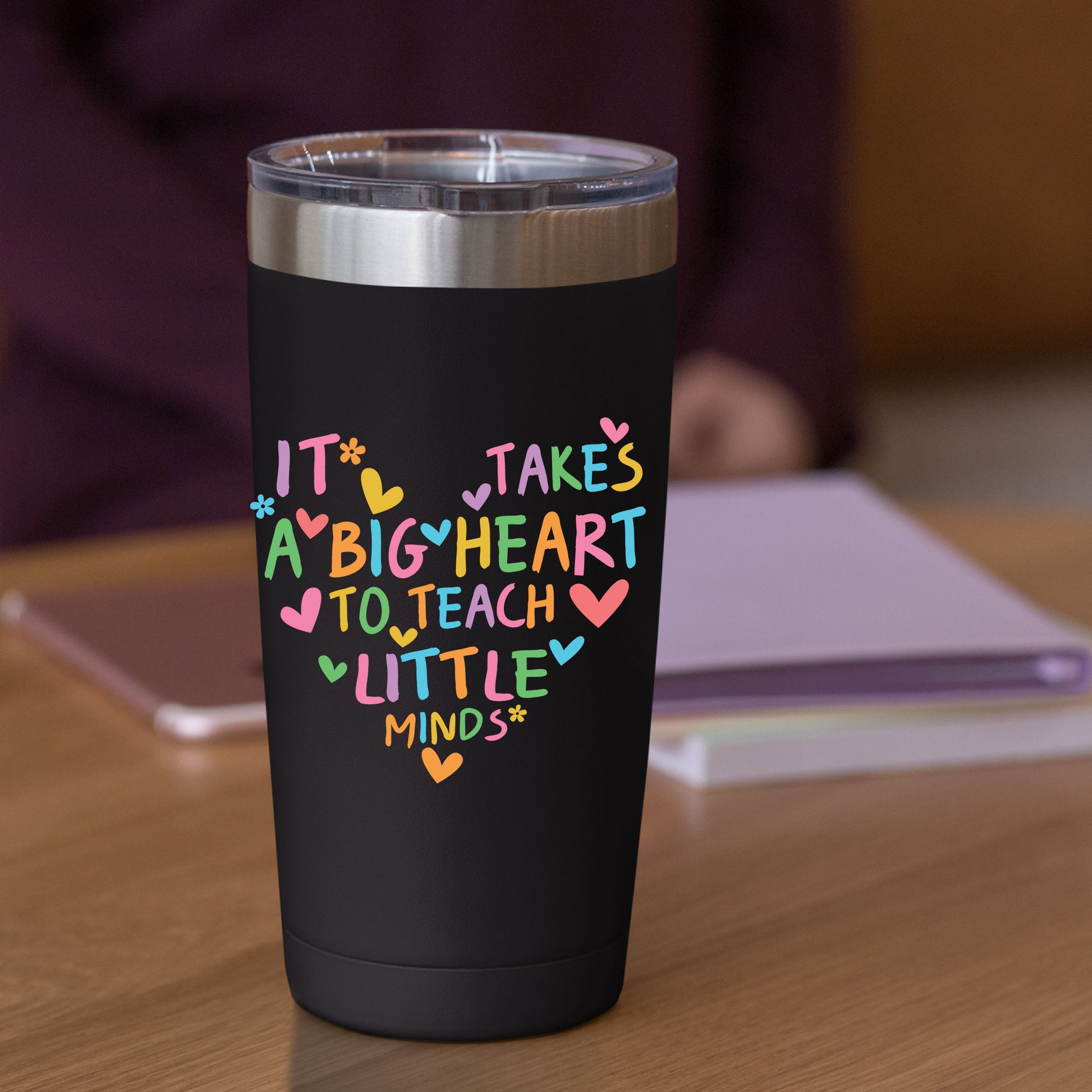 Teacher Heart Teach Little Minds DTF Transfer