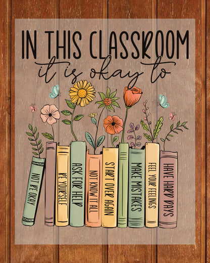 Teacher Mental Health DTF Transfer