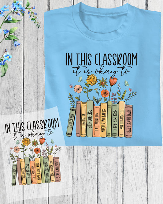 Teacher Mental Health DTF Transfer