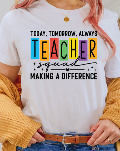 Teacher squad Back to School DTF Transfer