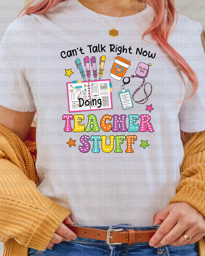 Teacher Stuff DTF Transfer Ready to Press