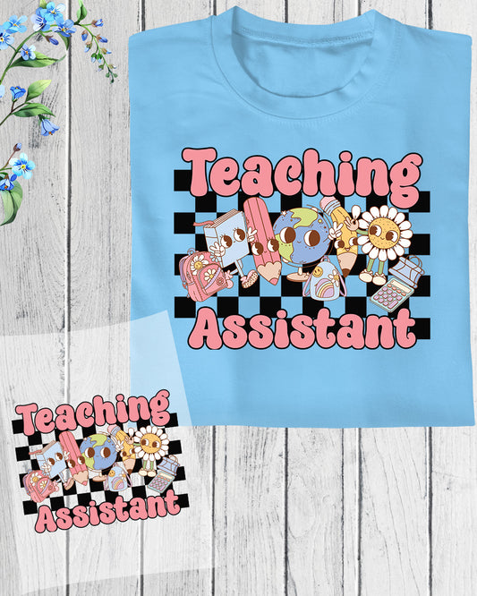 Teaching Assistant DTF Transfer Ready to Press