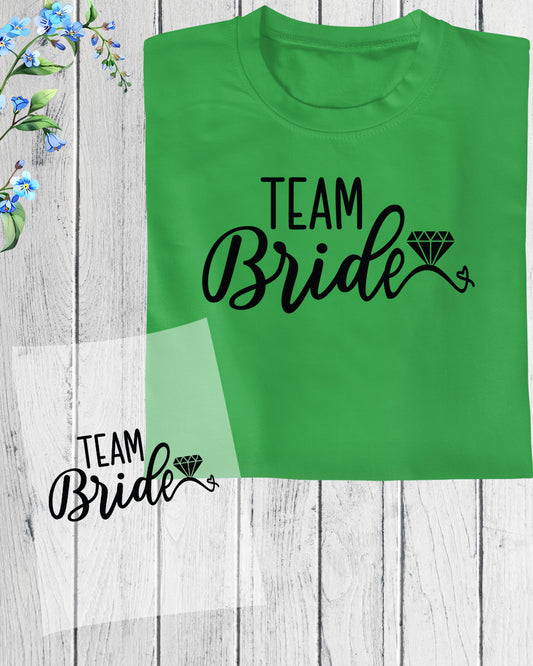 Team Bride Wedding Gift DTF Transfer Film