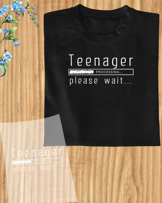 Teenager Processing Please wait DTF Transfer Film