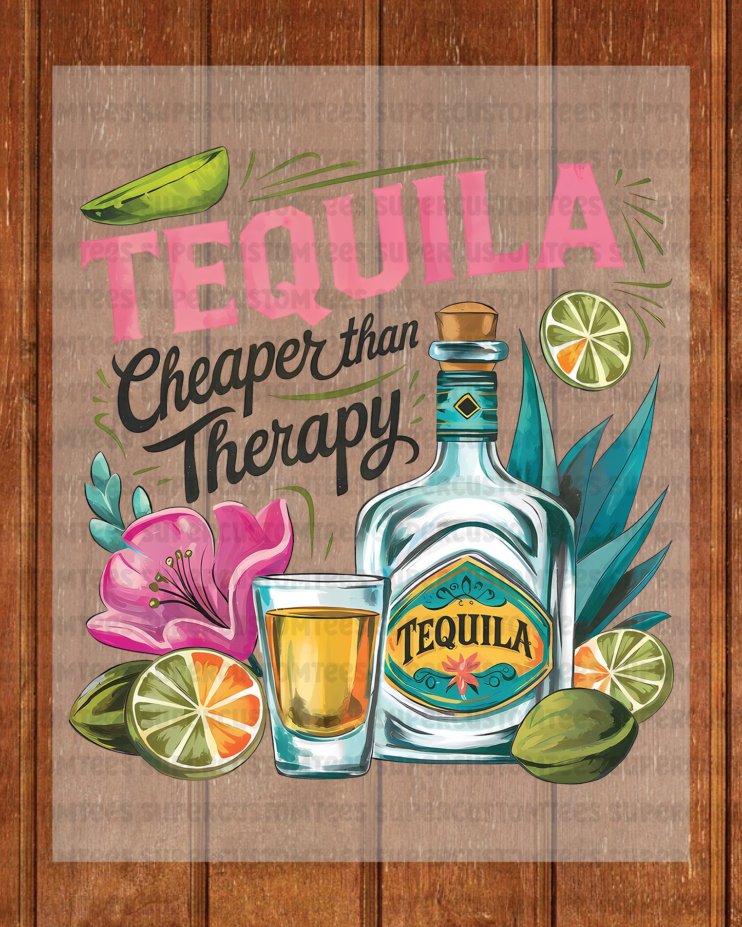 Tequila DTF Transfer Ready to Press